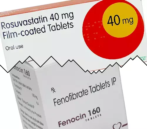 Rosuvastatin vs Fenofibrát